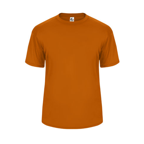 Badger Sport C2 Performance Yth Tee (520000-000303), Color 'Burnt Orange'